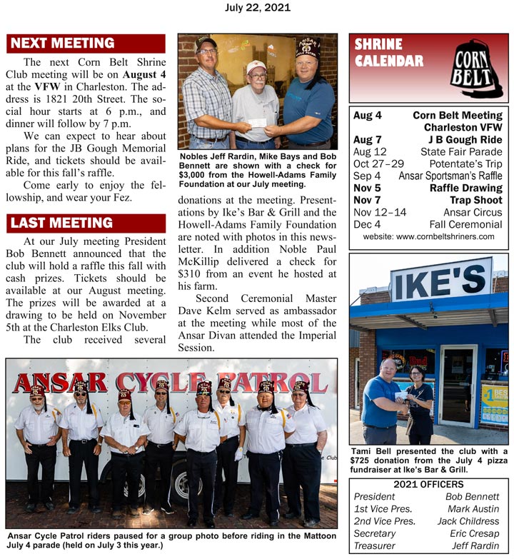 Corn Belt Shrine Club